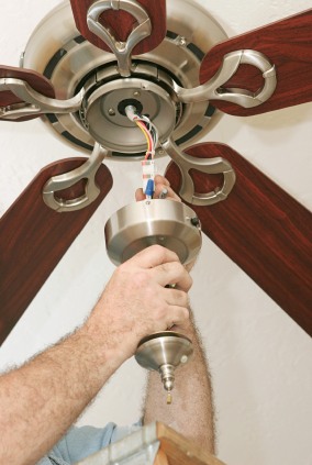 Ceiling fan install in Langley Park, MD by Lucas Electric.